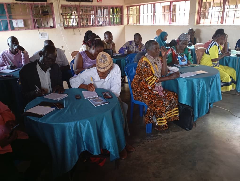 Community members pictured at a gathering