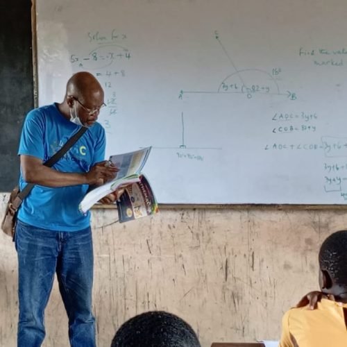 Director of RMC in the classroom